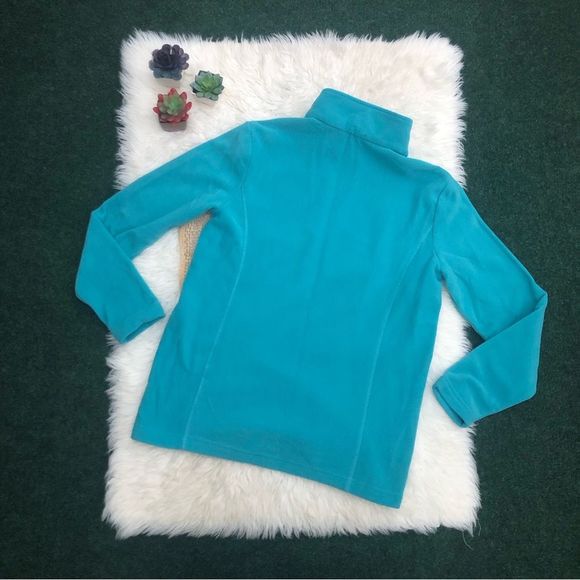 Lands End Lightweight 1/4 Zip Fleece Pullover - Picture 4 of 15